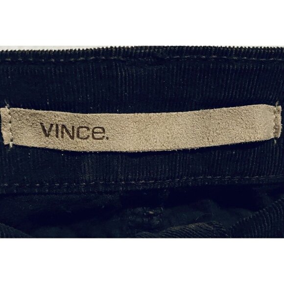 Vince Pants Womens 32 Second Skin Fine Wale Corduroy Skinny Earthy Brown Boho - Picture 4 of 7